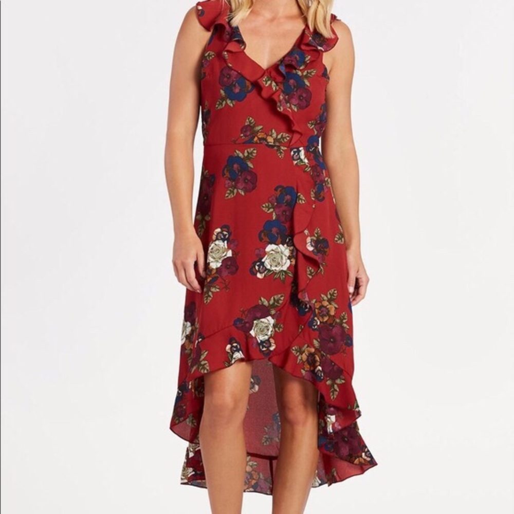 High Low Floral Dress